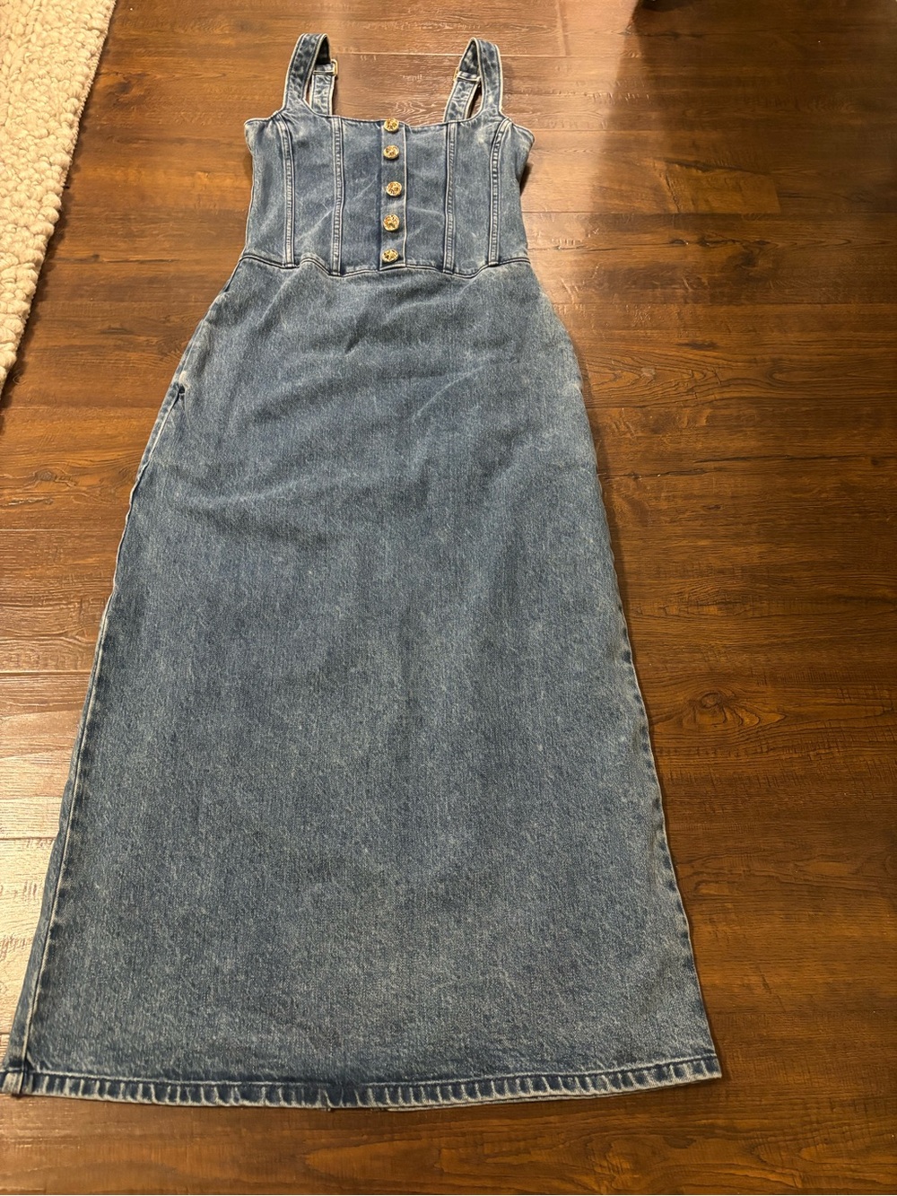 Show Me Your MuMu Denim Midi Dress - Picture 3 of 7